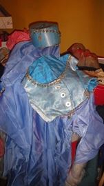 Vintage Children's Costumes, dress up clothes , Jeanie costume 