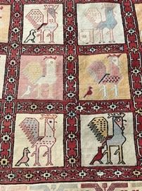 Silk rug from Egypt