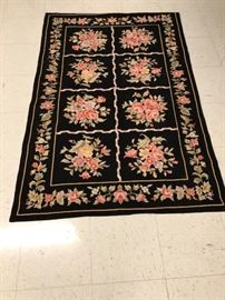 Handmade needlepoint rug
