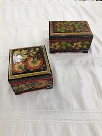 Russian laquered boxes