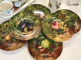 Limoges, France fruit plates