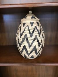 Woven Zulu basket