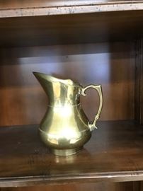 Brass pitcher