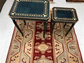 Laquered tables from Sorrento Italy