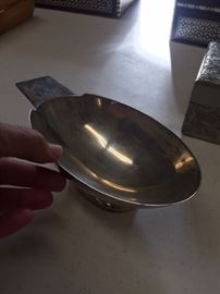 Small Mexican silver bowl by Juventino Lopez Reyes