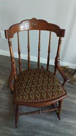 Needle Point Rocking Chair