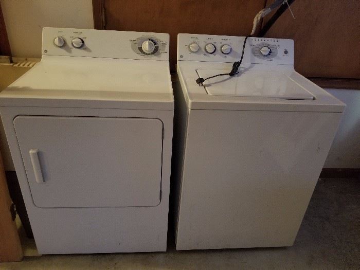 GE washing machine & electric dryer