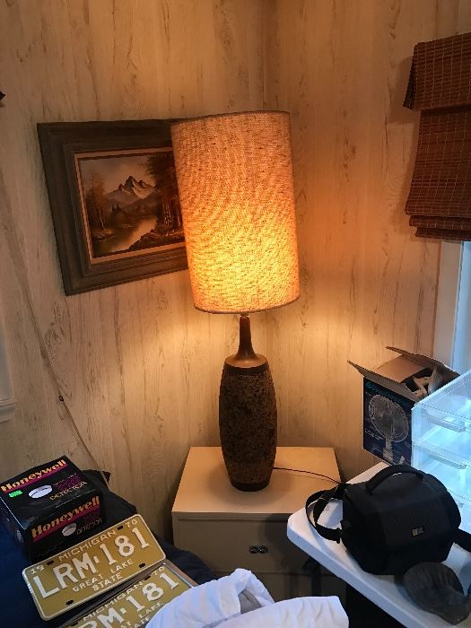 ONE OF SEVERAL MID CENTURY LAMPS
