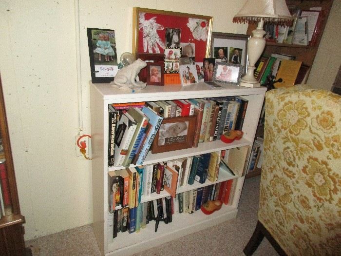 BOOK SHELVE AND BOOKS