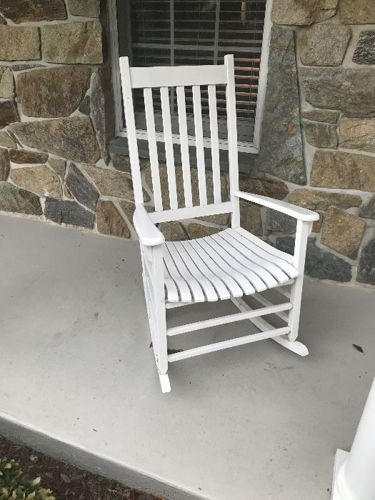 2 wood Rocking Chairs 
