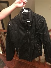 Guess Leather Jacket New 