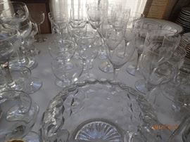 stemware, bowls, china
