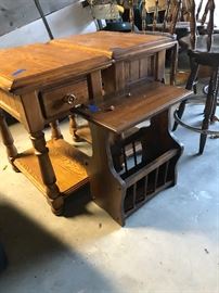 Stearns furn occasional tables.  Matching lift top coffee also 
