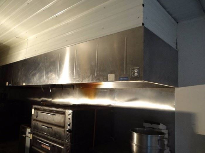 12' Commercial Kitchen Fully Stainless Exhaust Hood