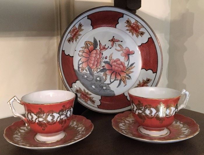 Aynsley cups and saucers