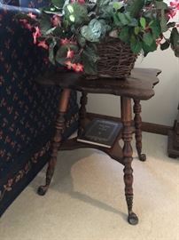 Antique claw foot table