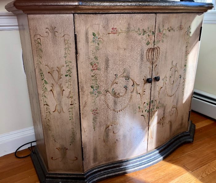 Hand painted cupboard