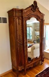  Antique French Louis XV Style Armoire