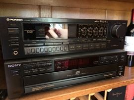 Audio Equipment - Pioneer and Sony