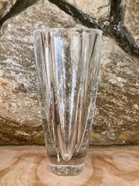 Crystal Vase, Orrefors- Sweden