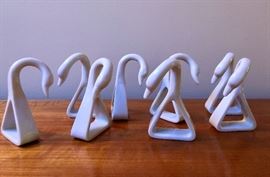 Swan napkin holders