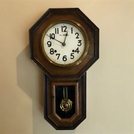 Vintage Regulator Style Wall Clock