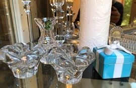 Tiffany, Orrefors and other crystal