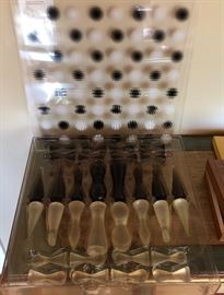 Karim Rashid 2001 Bozart Acrylic Chess Set