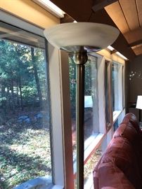 Tall, heavy torchiere