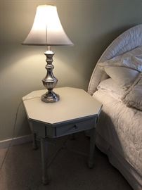 Broyhill nightstand and lamp