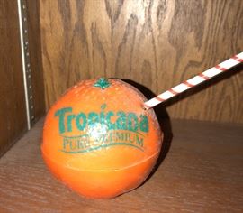 Vintage Tropicana with Straw