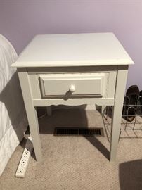 White side table
