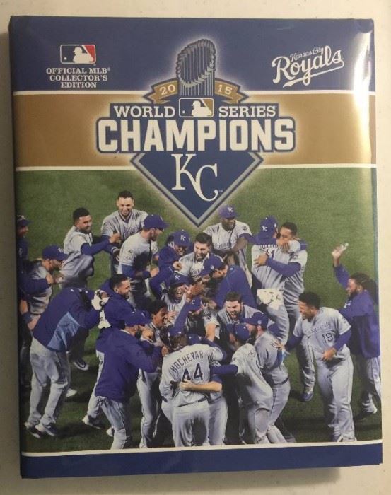 Brand New 2015 World Series Championship Kansas City Royals Commemorative Book Retail Value 

$40.00