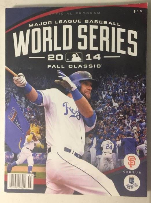 
2014 World Series Official Program Fall Classic Kansas City Royals