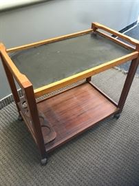 Rosewood bar cart