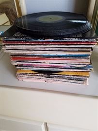 selection of record albums