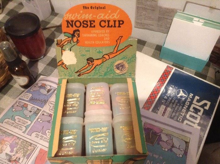 1950's Old New Stock Nose Clips