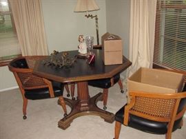 Game table with 4 chairs. great condition