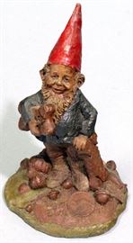 Tom Clark Cairn Studio Gnomes, Qty 4, "Doug", "Frank", "Troutman" and "The No Evels", 6"-9"H