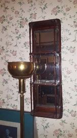 One of a Pair of Wall Mount Curios