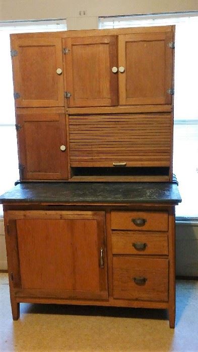 oak hoosier cabinet