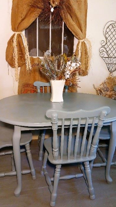teal table chairs