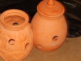 Clay pots