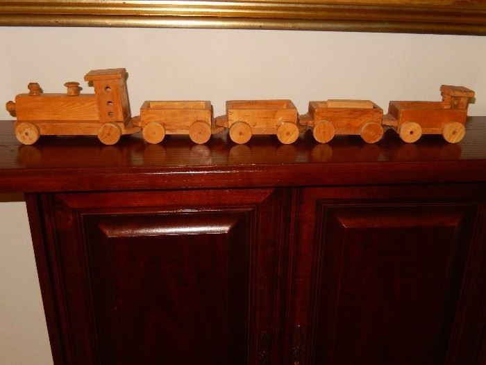 Cute handmade train from 50's
