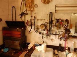 Various tools/ tool boxes, etc.