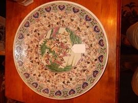 Quinlong 18 in. platter Famille charger