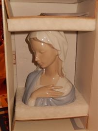 Lladro figure in box "Madonna Bust"