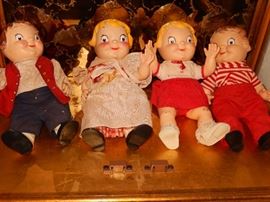 Set of 4 original Campbells kids