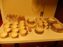 Large set of Franciscan Desert Rose.