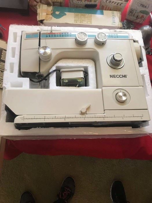 #7	Necchi Sewing Machine  Model 535FA  Model FB	 $150.00 

